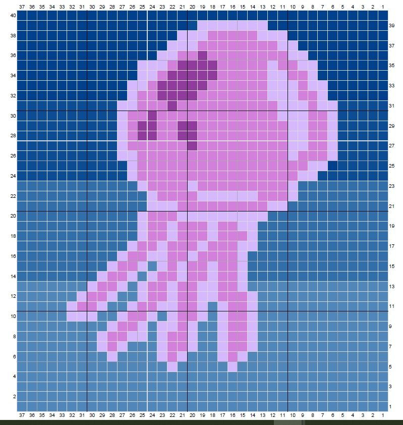 SpongeBob SquarePants Tapestry Crochet Pixel Charts: SpongeBob, Patrick Star, Squidward Tentacles, Sandy Cheeks and Garry