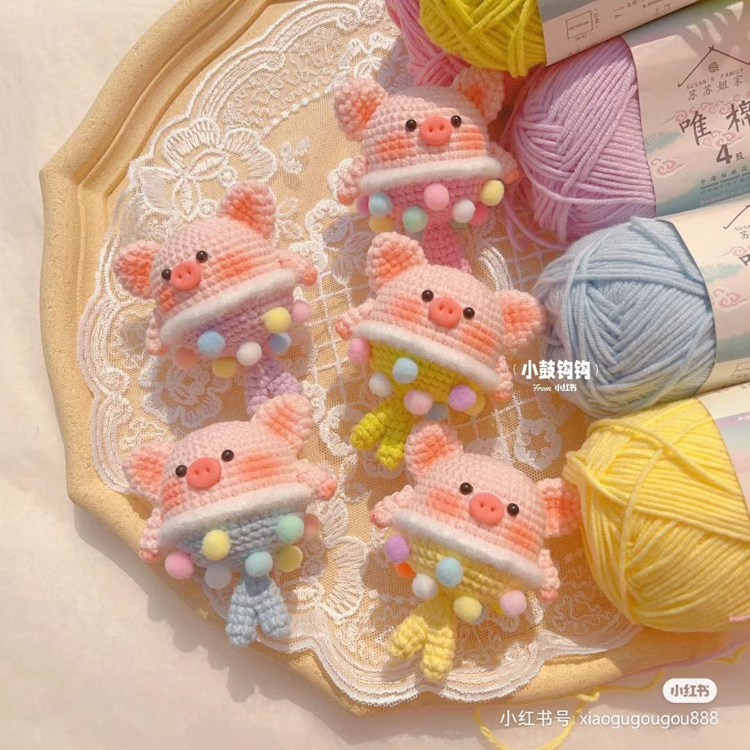 Spring Puppy and Croissant Cat Amigurumi Patterns