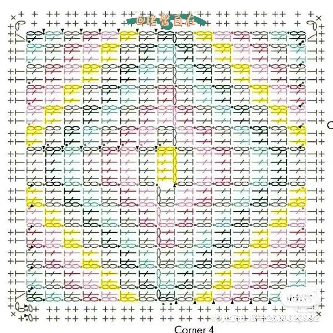 Square Crochet Motif Chart Collection Part 3