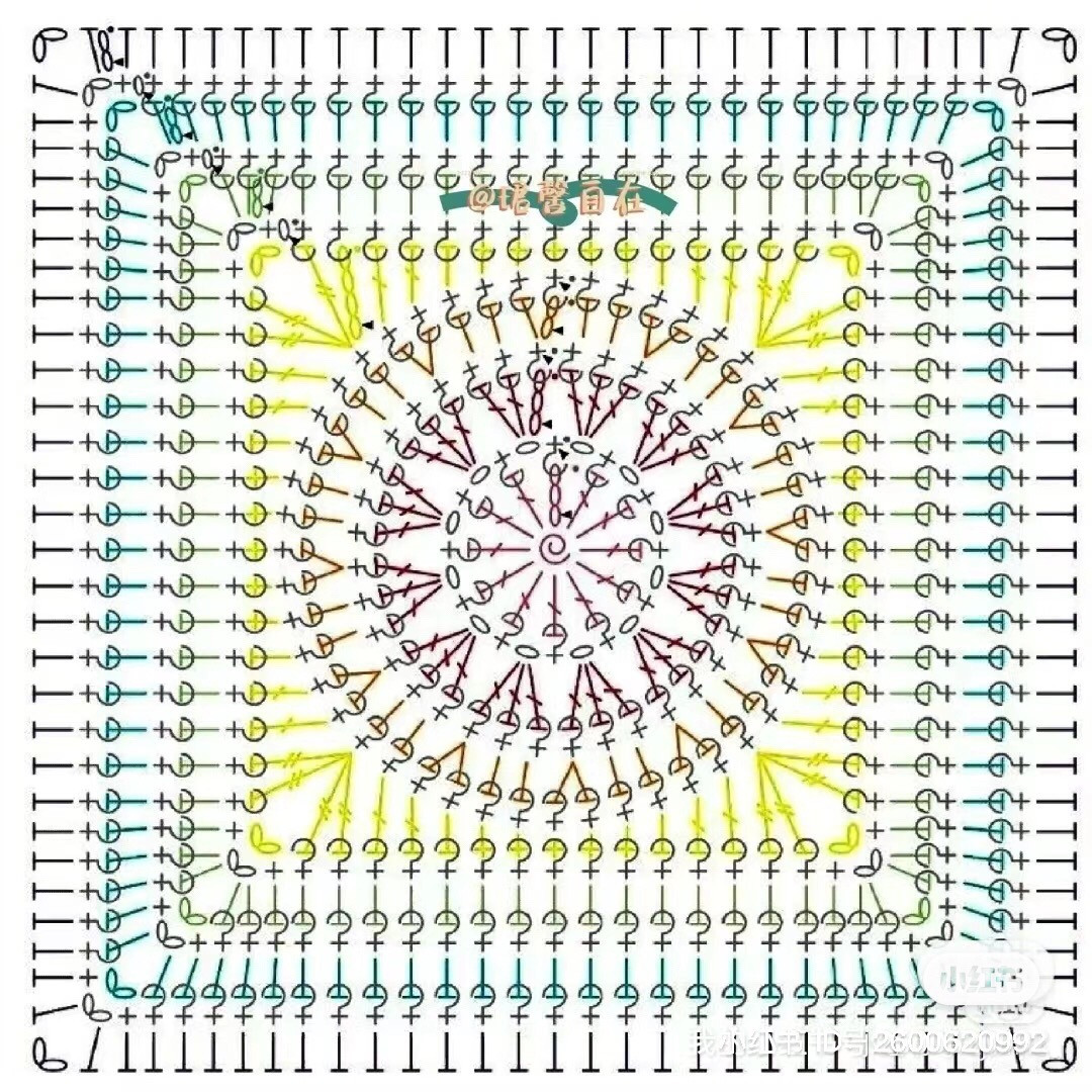 Square Crochet Motif Chart Collection Part 3