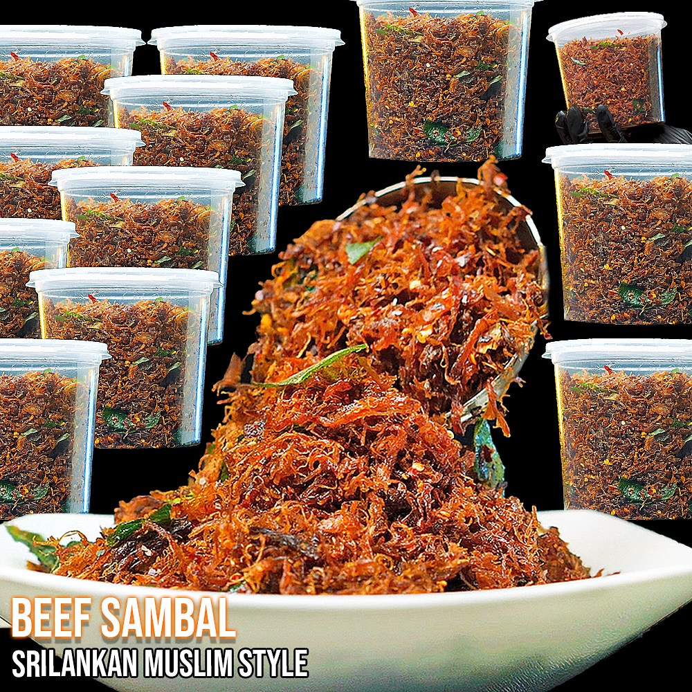 Sri Lankan Muslim Style Beef Sambal Recipe