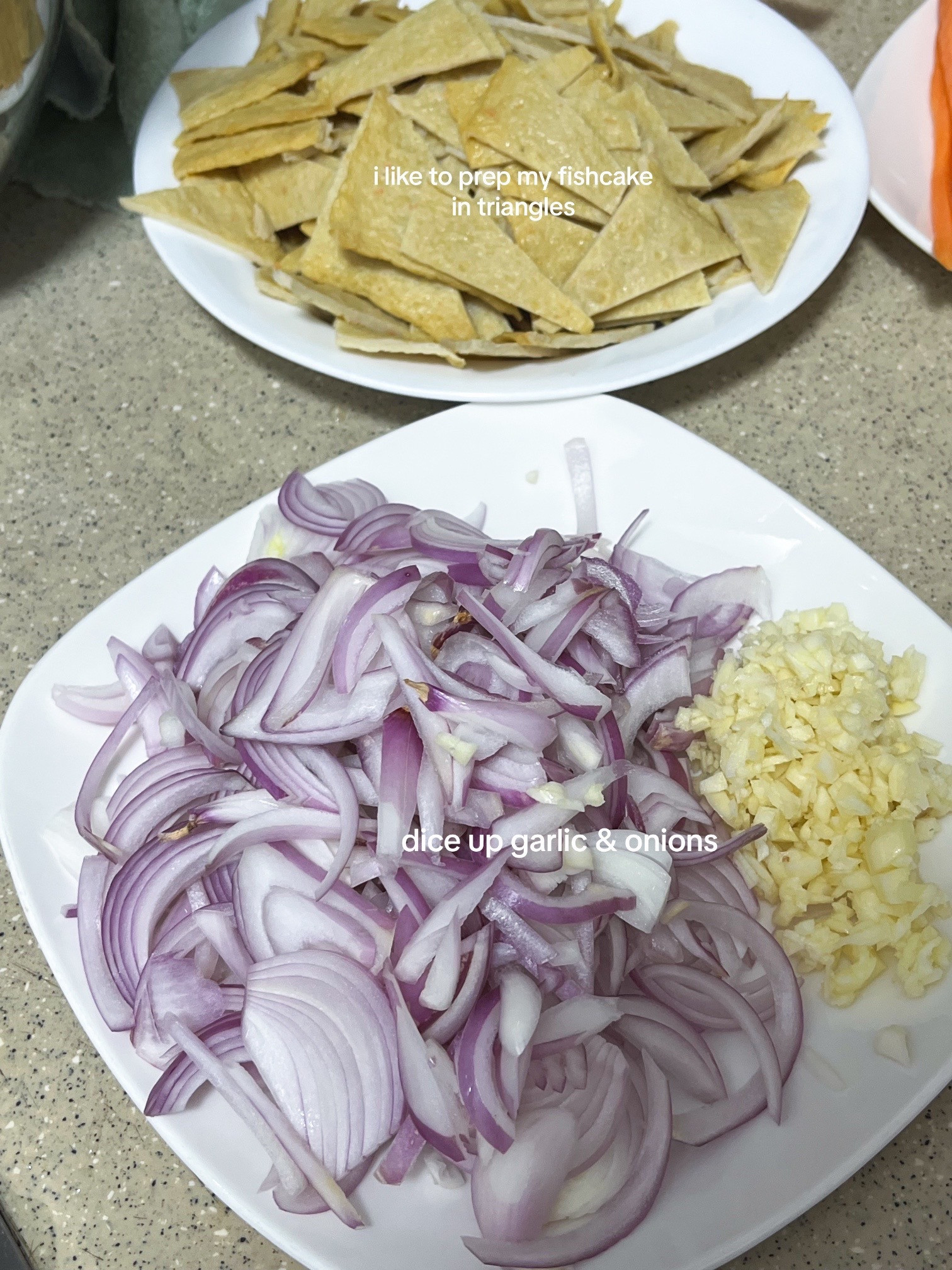 Stir-fried Korean Fishcake (Eomuk) with Garlic and Onions