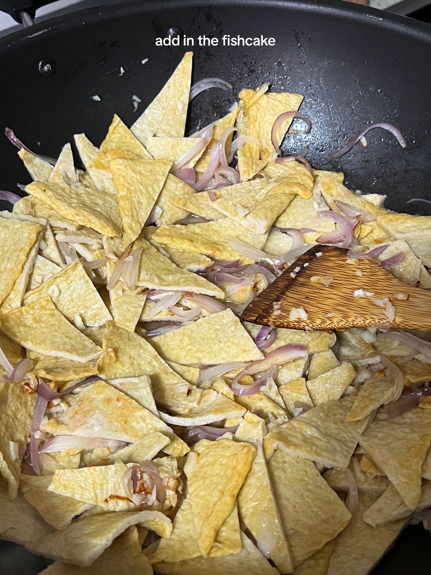 Stir-fried Korean Fishcake (Eomuk) with Garlic and Onions
