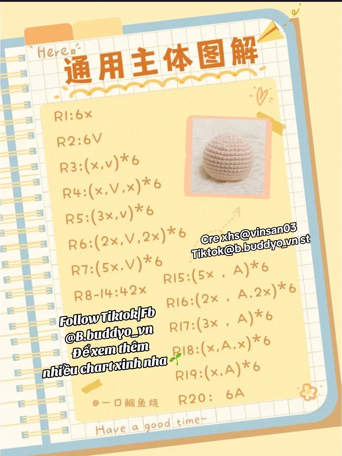 Strawberry Bear Mochi Crochet Pattern