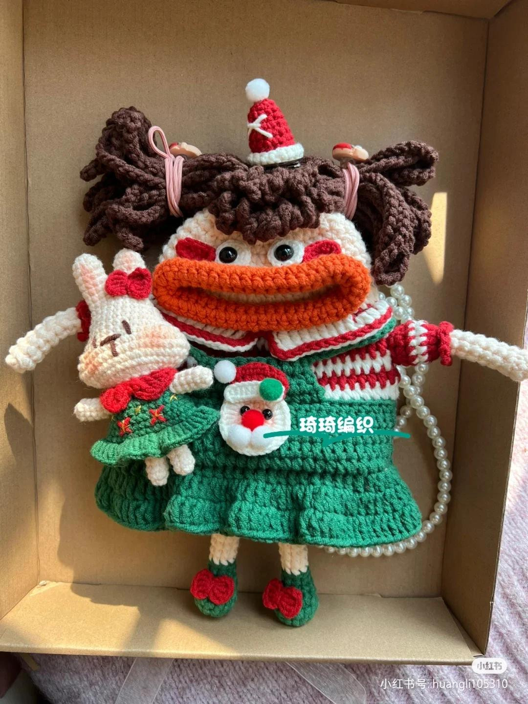 Strawberry Big Mouth Doll Crochet Pattern