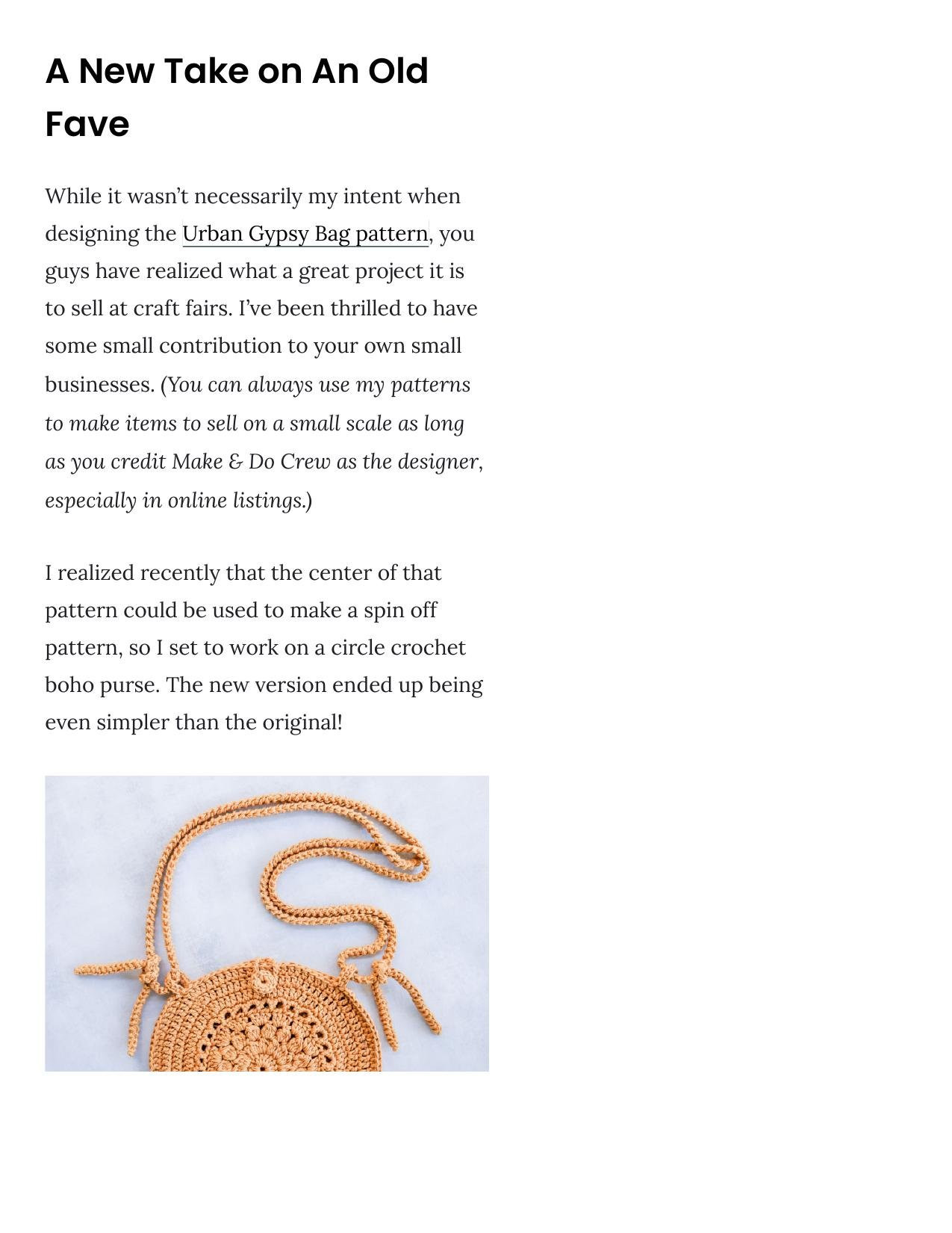 Street Fair Crochet Boho Purse – Free Pattern Tutorial