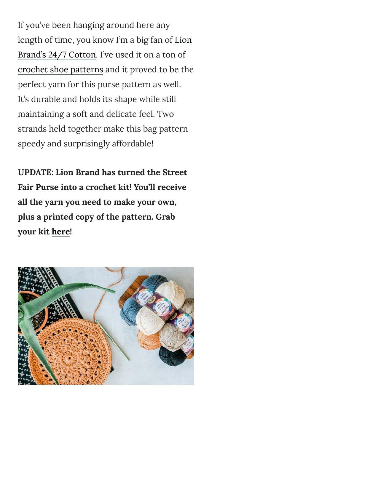 Street Fair Crochet Boho Purse – Free Pattern Tutorial