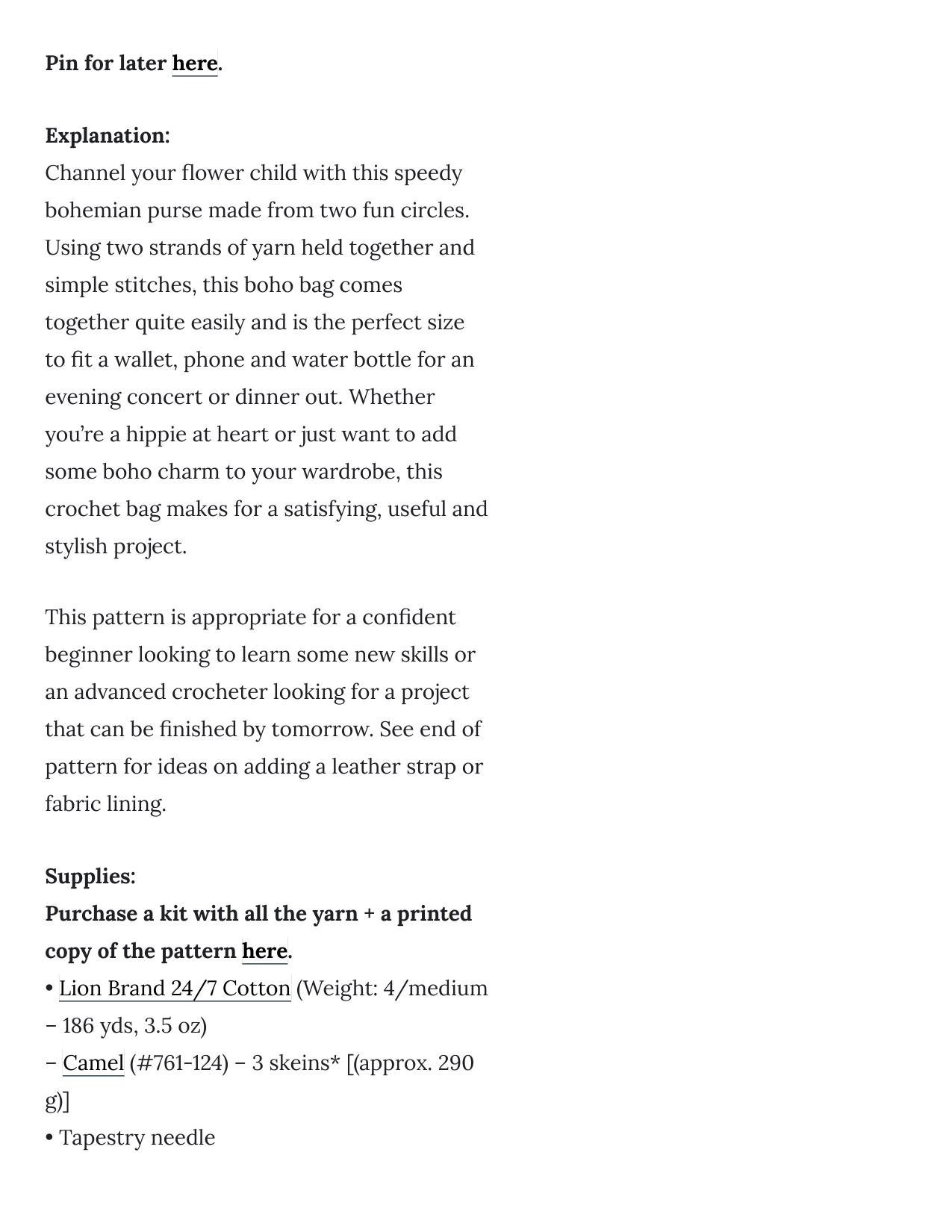 Street Fair Crochet Boho Purse – Free Pattern Tutorial