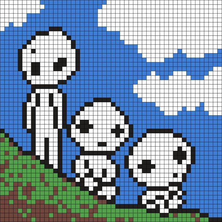 Studio Ghibli Tapestry Crochet Pixel Chart Patterns Collection