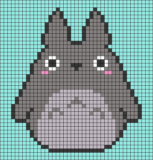 Studio Ghibli Tapestry Crochet Pixel Chart Patterns Collection