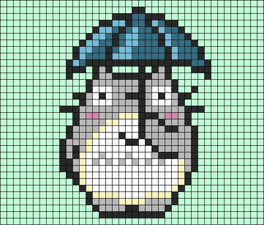 Studio Ghibli Tapestry Crochet Pixel Chart Patterns Collection