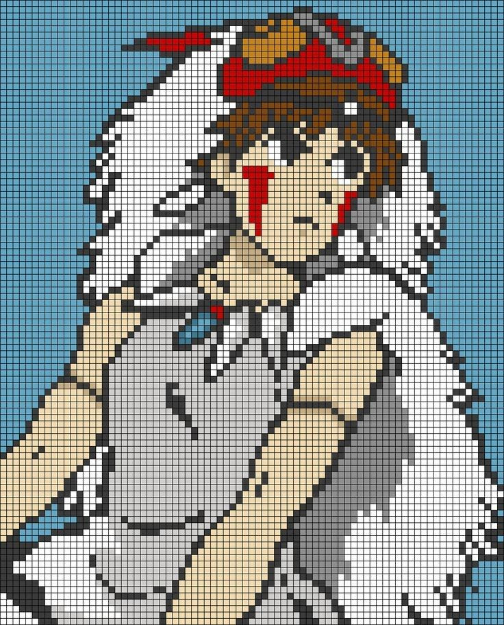 Studio Ghibli Tapestry Crochet Pixel Chart Patterns Collection