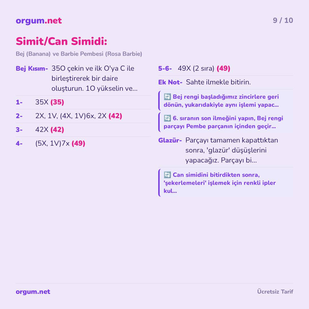 Sunny Yaz Ördeği Amigurumi Tarifi - Küçük Patik Motosiklet