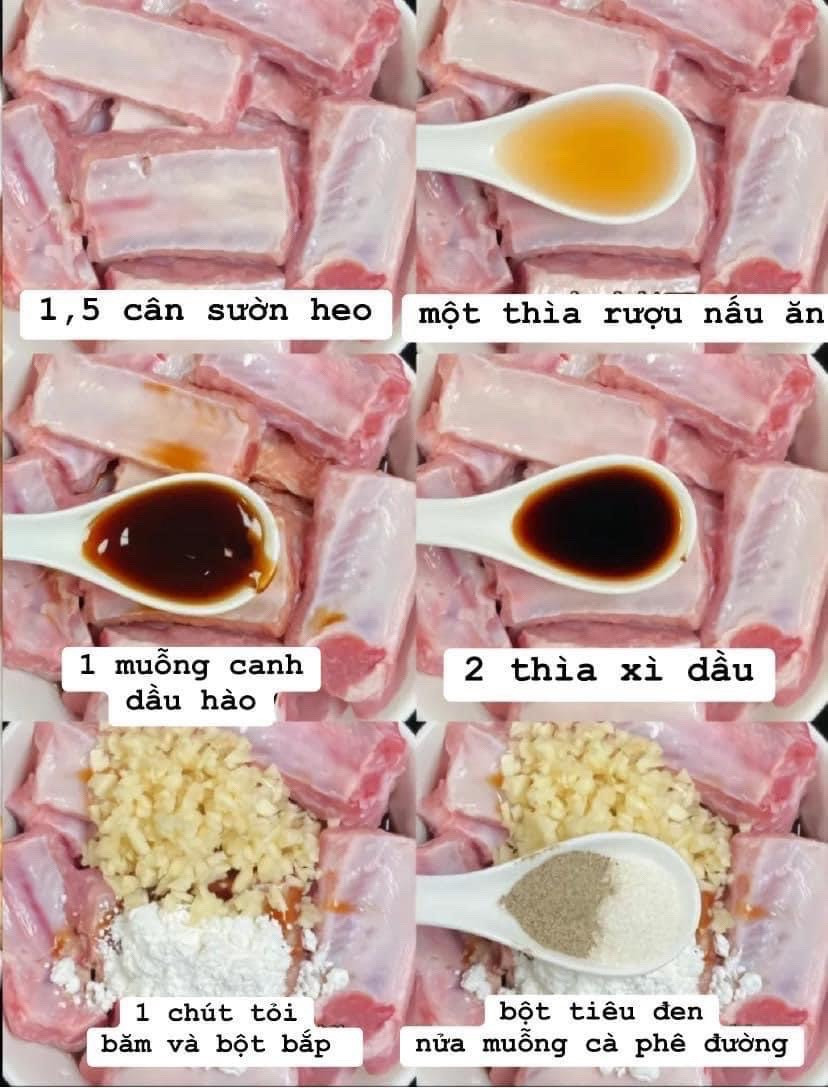 Sườn heo chiên giòn sốt tỏi tây thơm lừng, cách làm đơn giản tại nhà