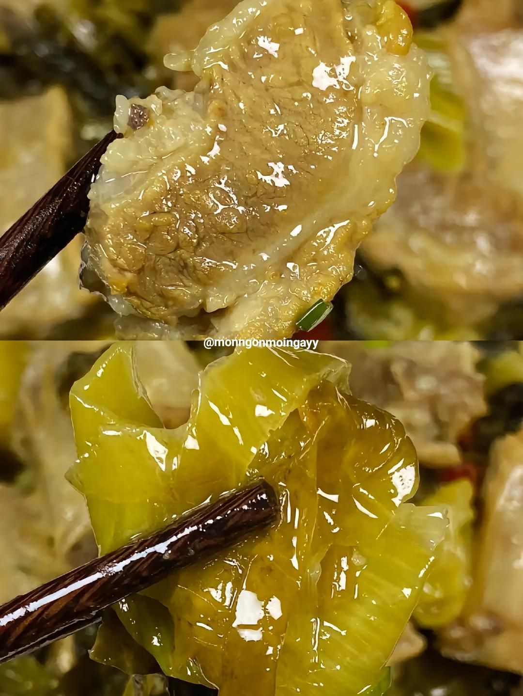 Sườn heo kho cải chua