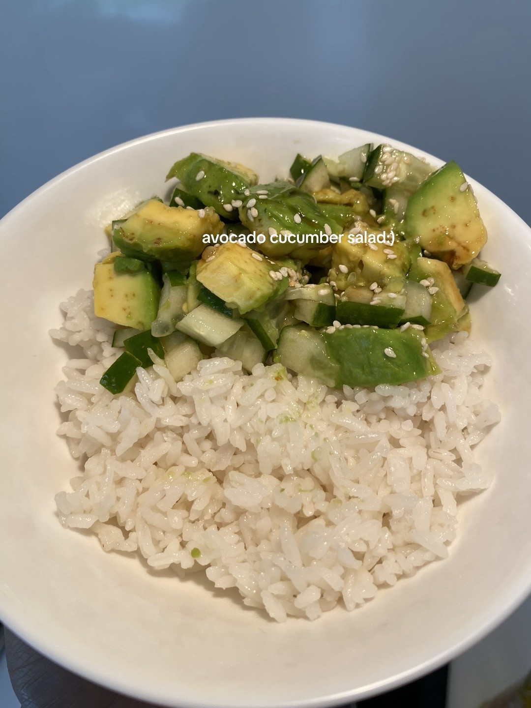 Super Easy Salmon Teriyaki Rice Bowl Recipe with Avocado Salad and 3-Ingredient Honey Soy Sauce