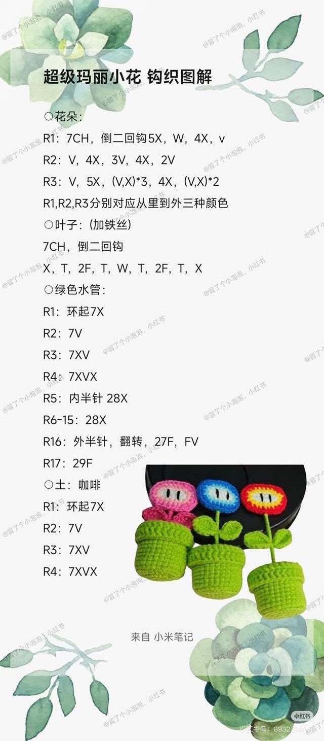 Super Mario Crochet Pattern Collection: Characters and Blocks