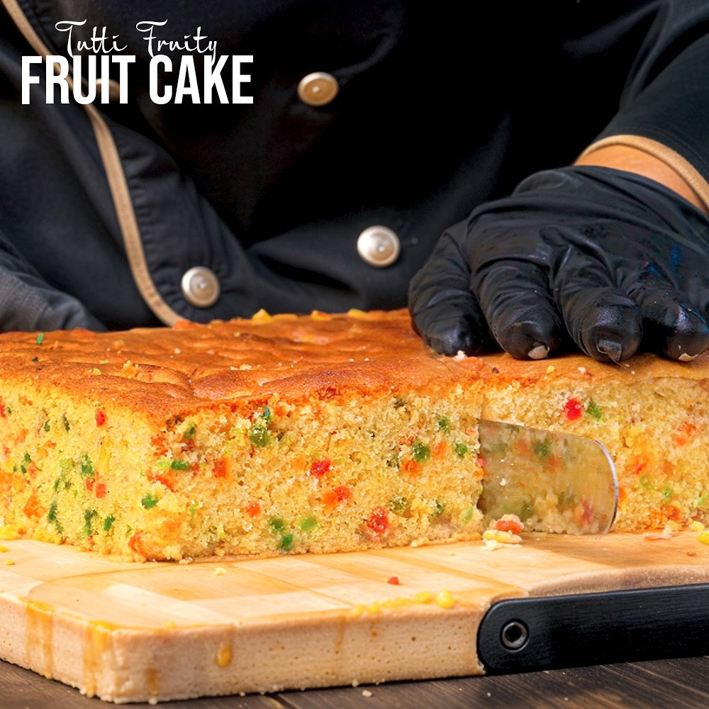 Super Moist Tutti Frutti Fruit Cake Recipe