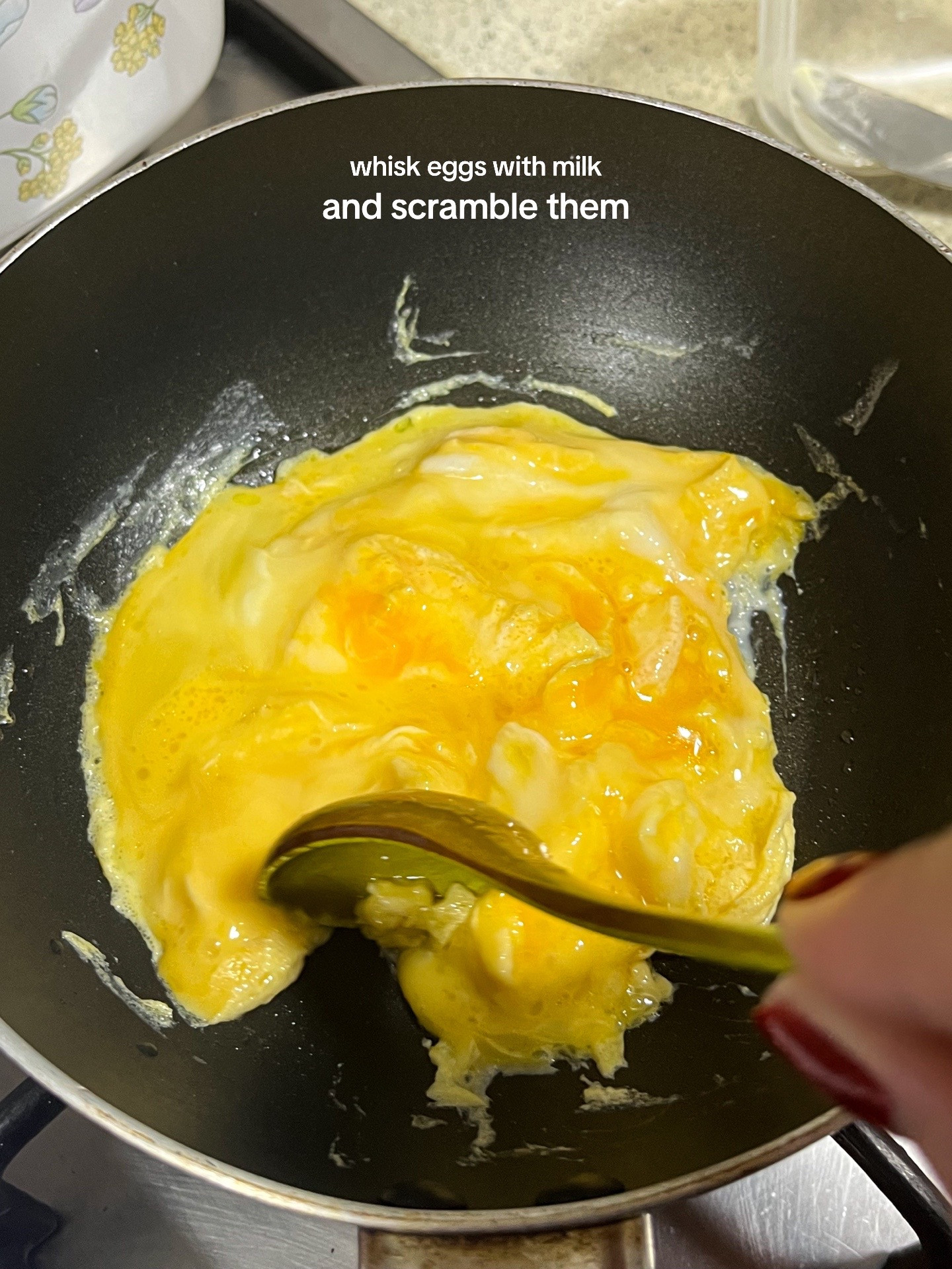 Super Quick & Simple Breakfast Toastie with Scrambled Eggs and Mushrooms on Sourdough