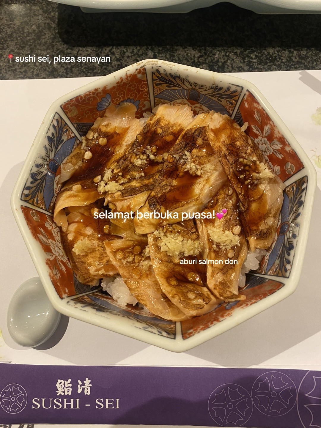 Sushi Sei Jakarta: Aburi Salmon Don, Inaniwa Udon và các món Sushi ngon cho bữa buka puasa