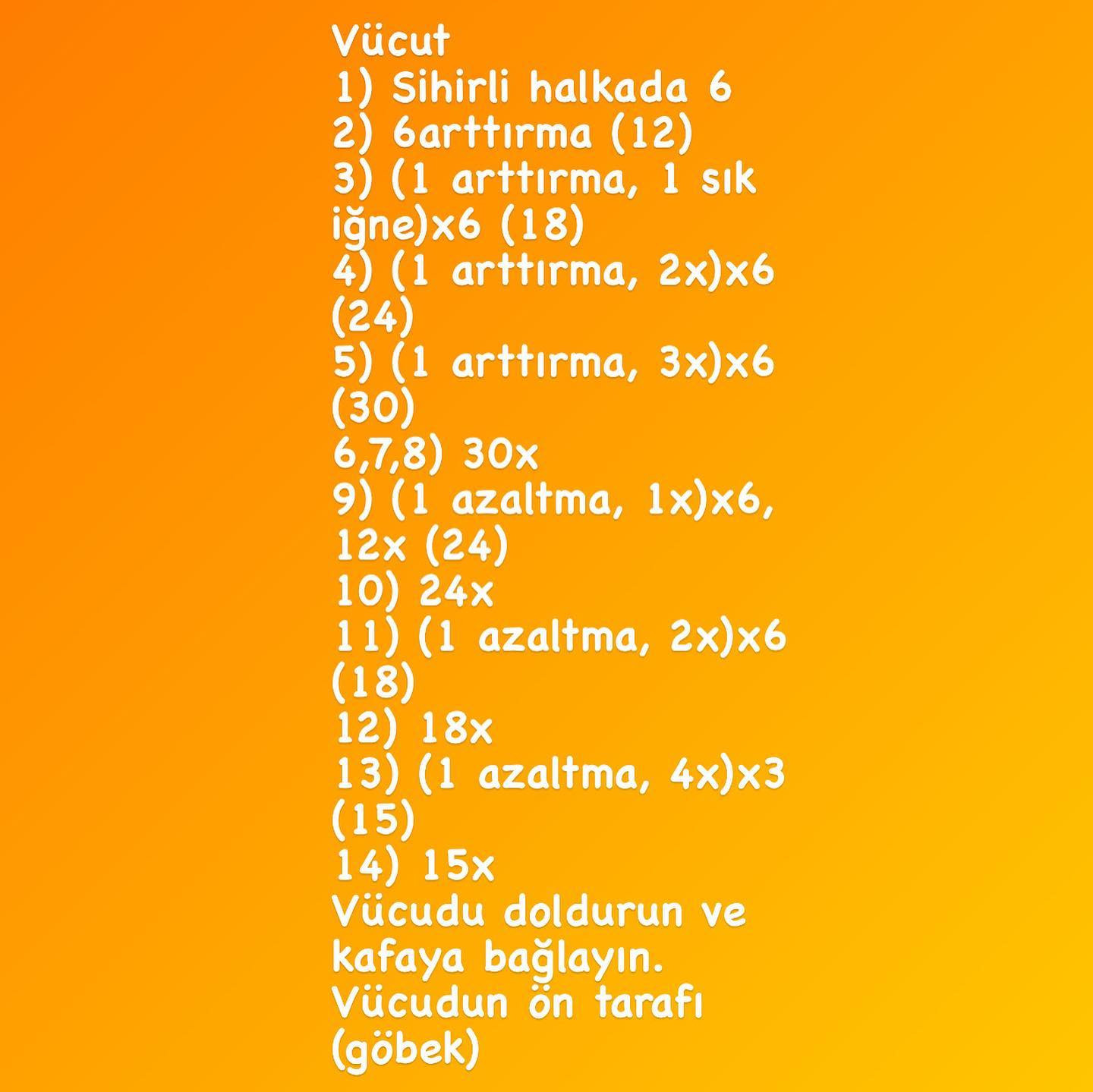 Süslenmiş Tığ İşi Tavşan Amigurumi Tarifi ve Malzeme Listesi