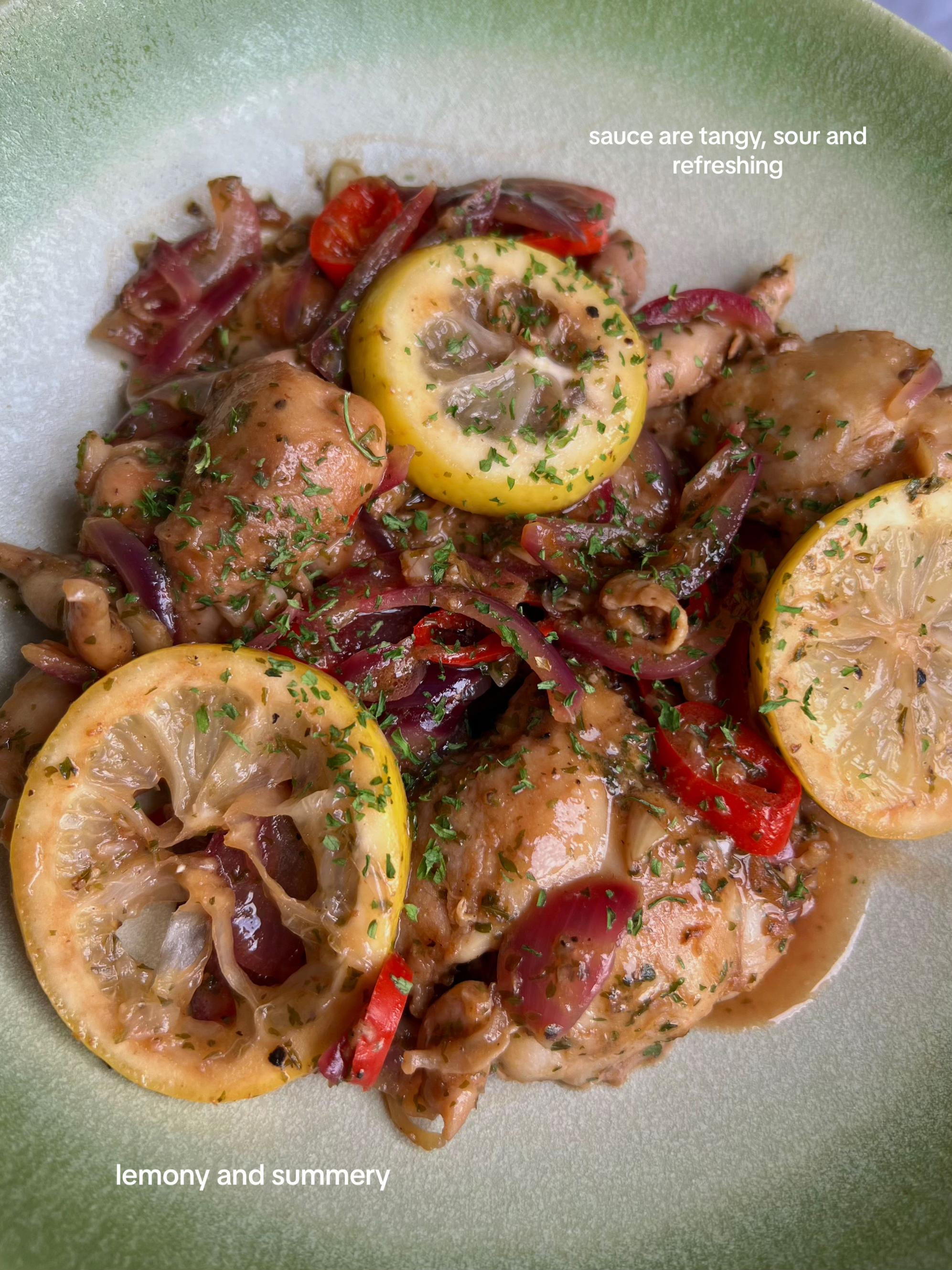 Tangy and Refreshing Lemon Chicken Summer Recipe