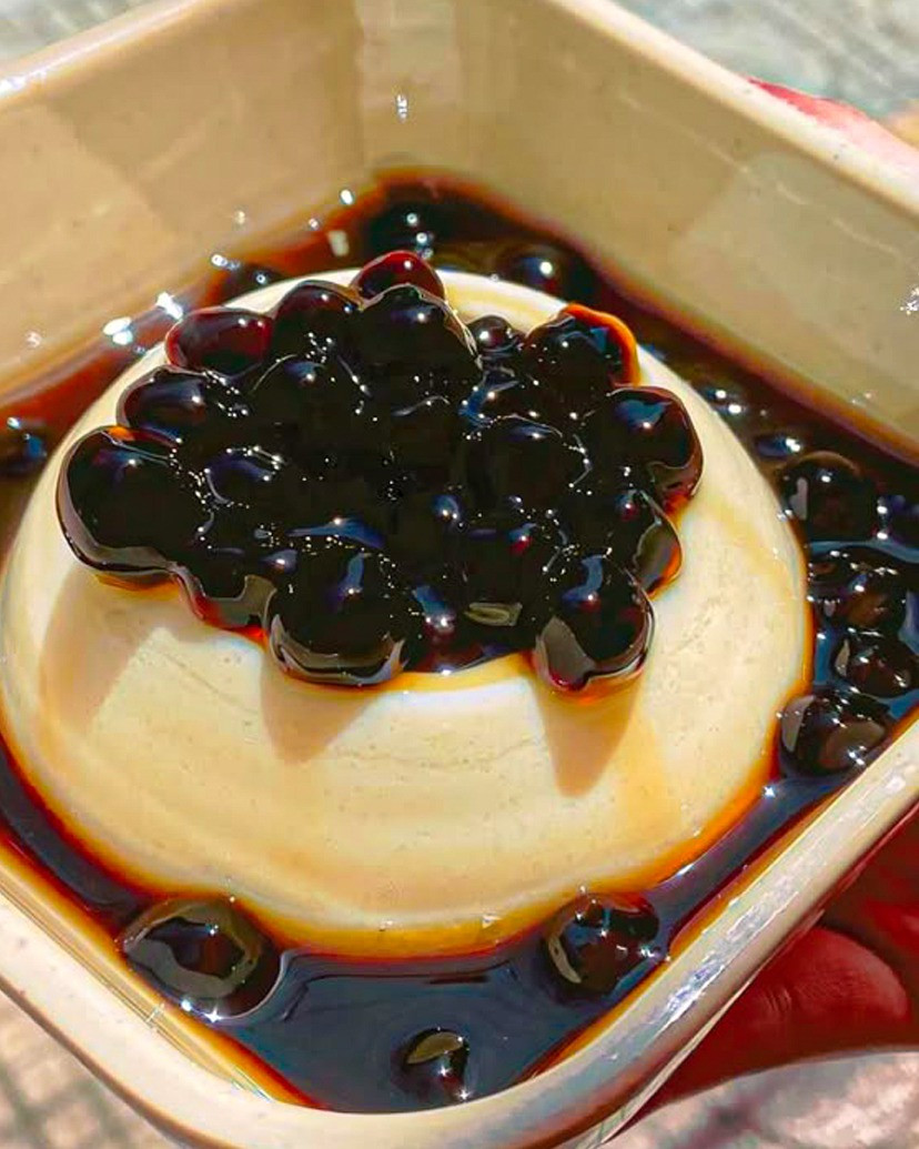 Tào Phớ Pudding Trân Châu Đường Đen Mát Lạnh