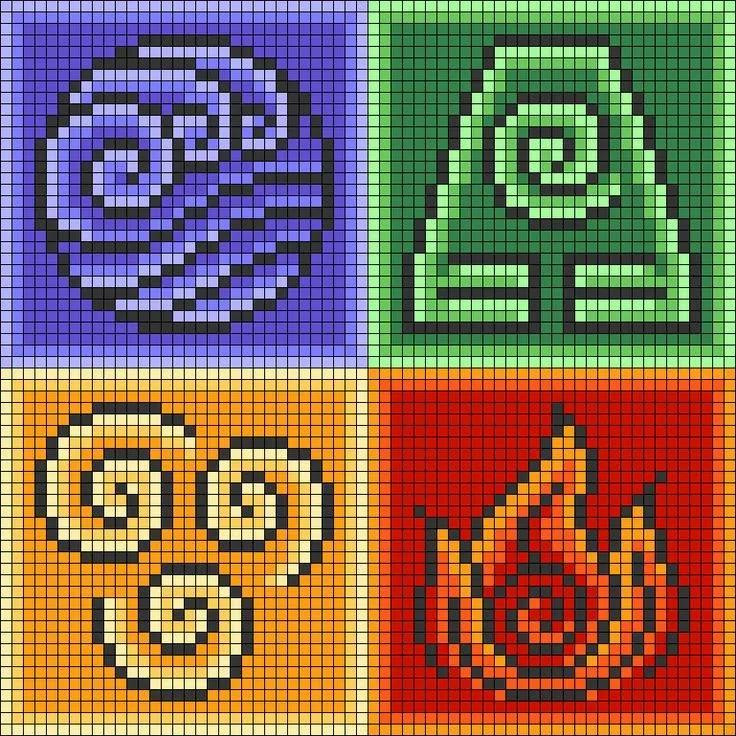 Tapestry Crochet Patterns for Avatar The Last Airbender and Legend of Korra Fans