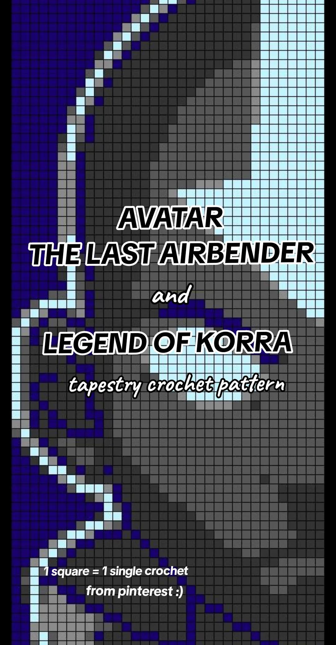 Tapestry Crochet Patterns for Avatar The Last Airbender and Legend of Korra Fans