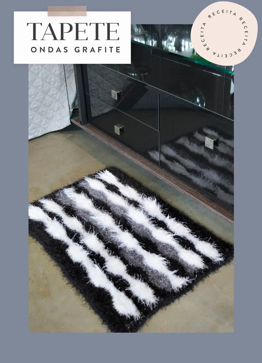 Tapete Veneziano e Flor Quartzo: Gráficos de Crochê Detalhados com Cores Vibrantes