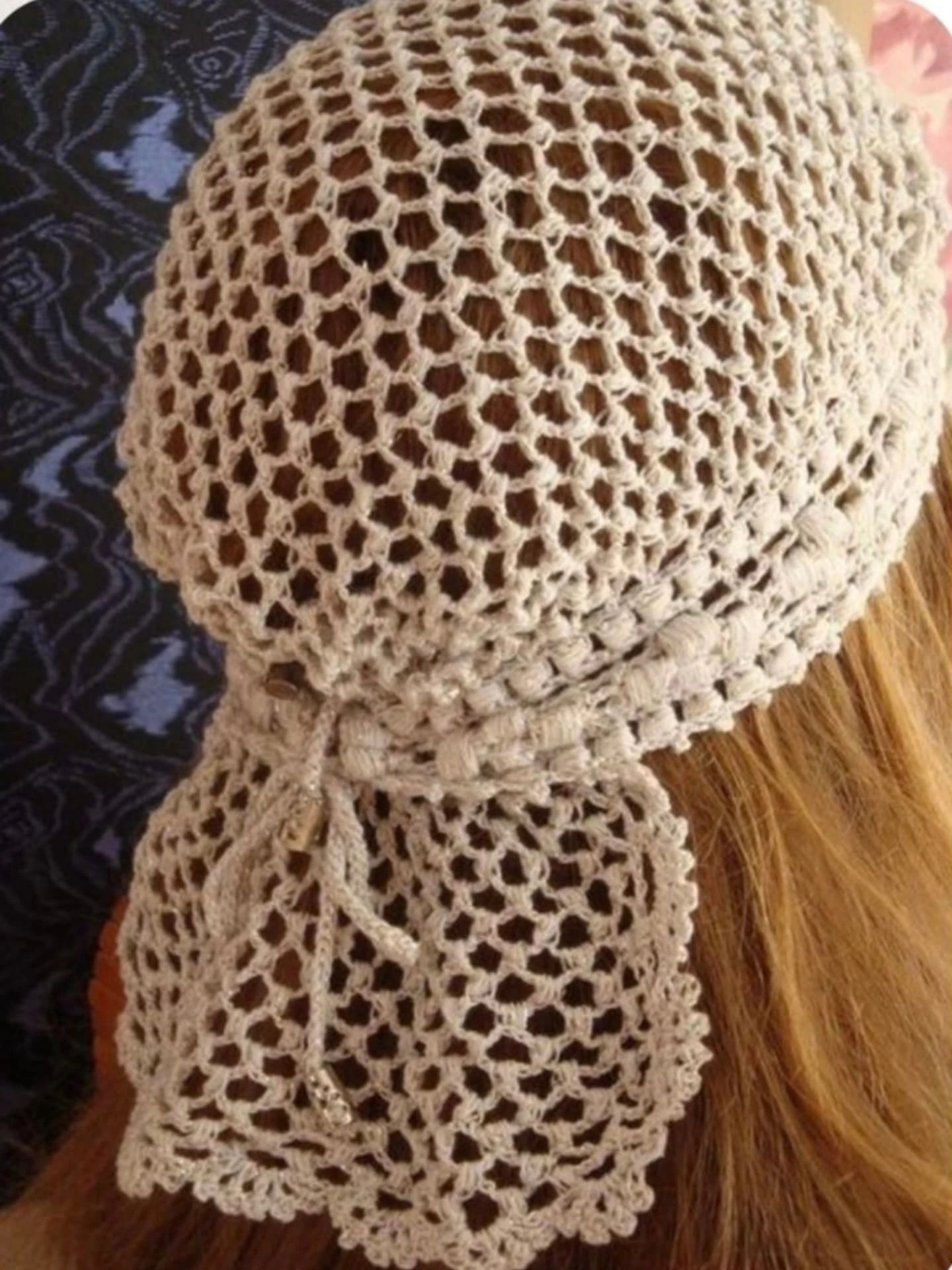 Tendencia de verano: Gorro crochet con flores y flecos