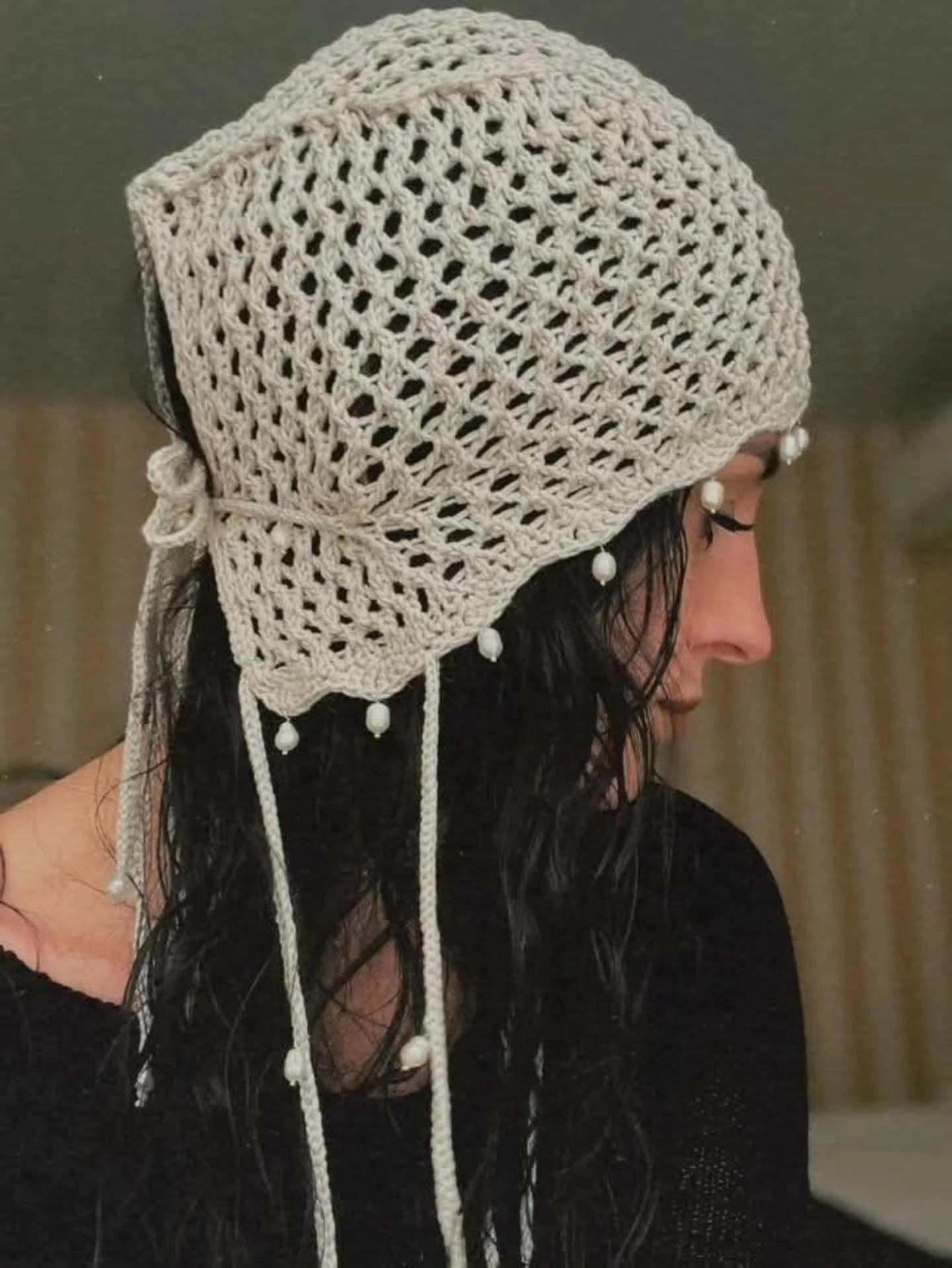 Tendencia de verano: Gorro crochet con flores y flecos