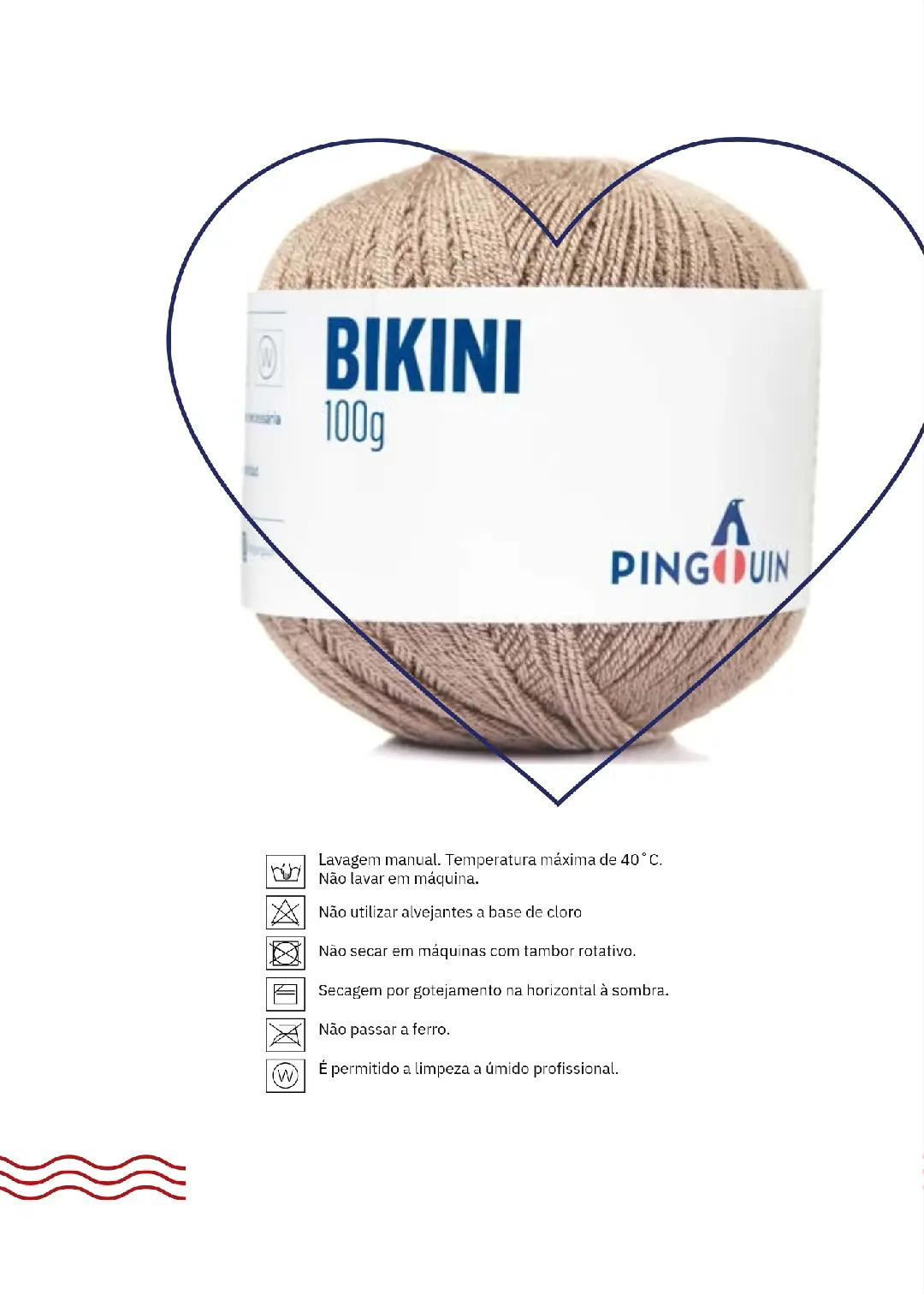 Tendência pura! Bikini crochê com detalhes coloridos e chart