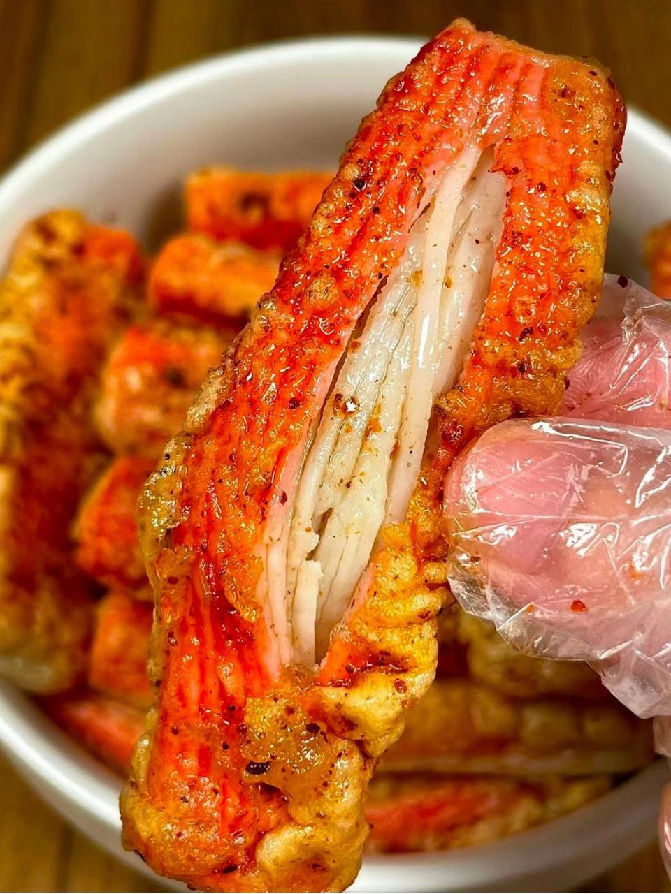 Thanh cua chiên giòn: Món ăn vặt ngon, bé cực thích