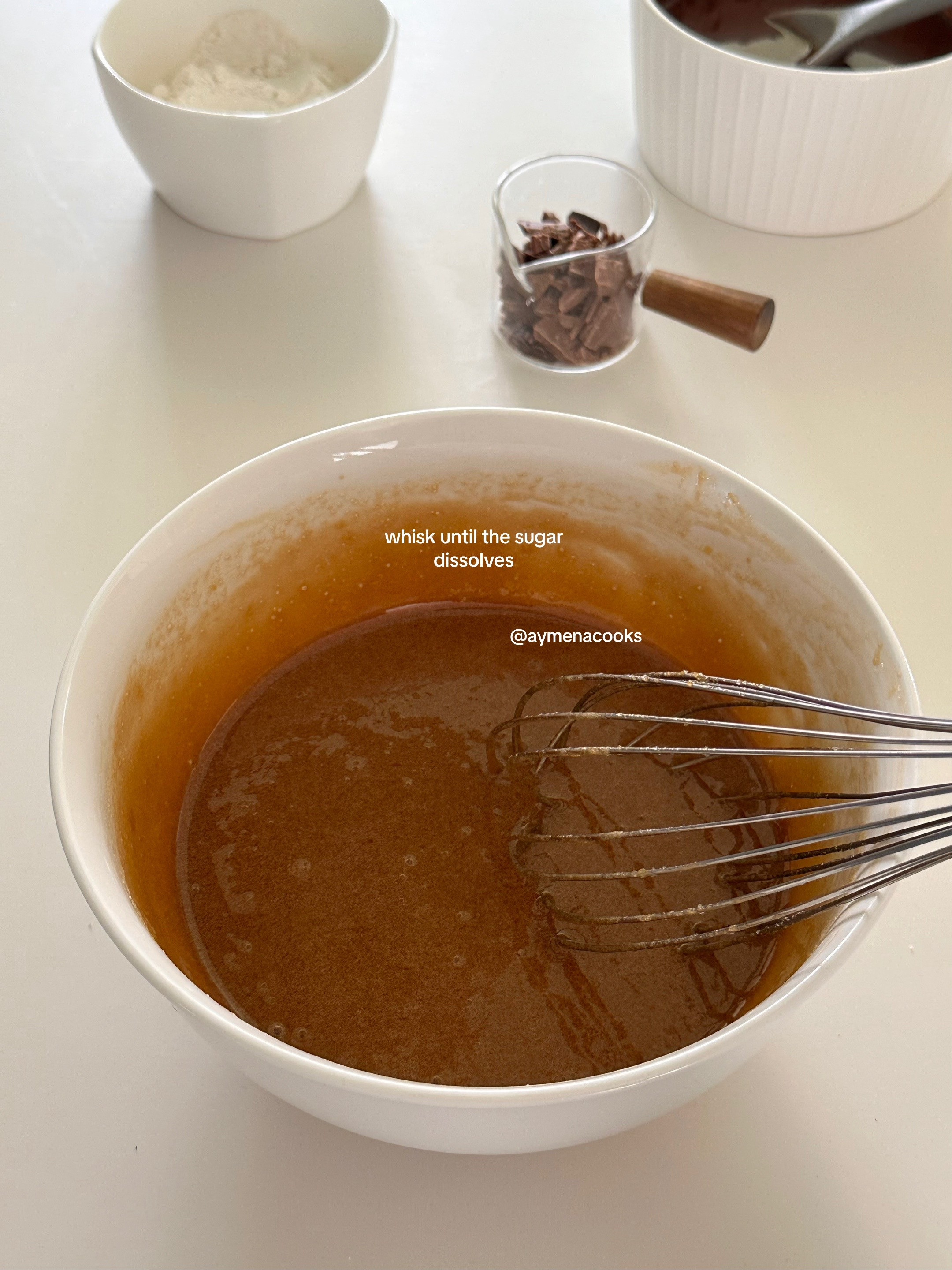 Thick, fudgy brown butter brownies recipe tutorial