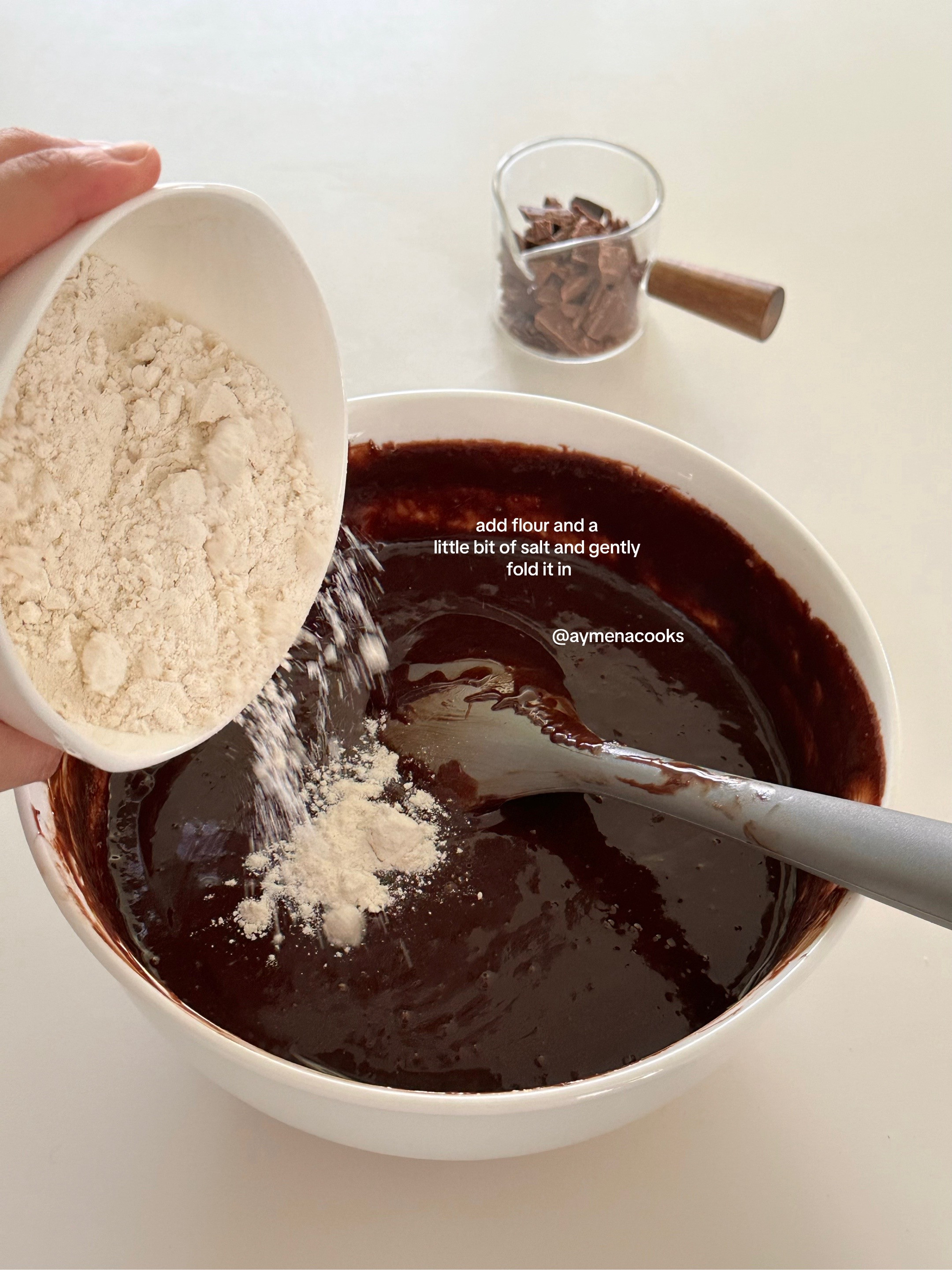 Thick, fudgy brown butter brownies recipe tutorial