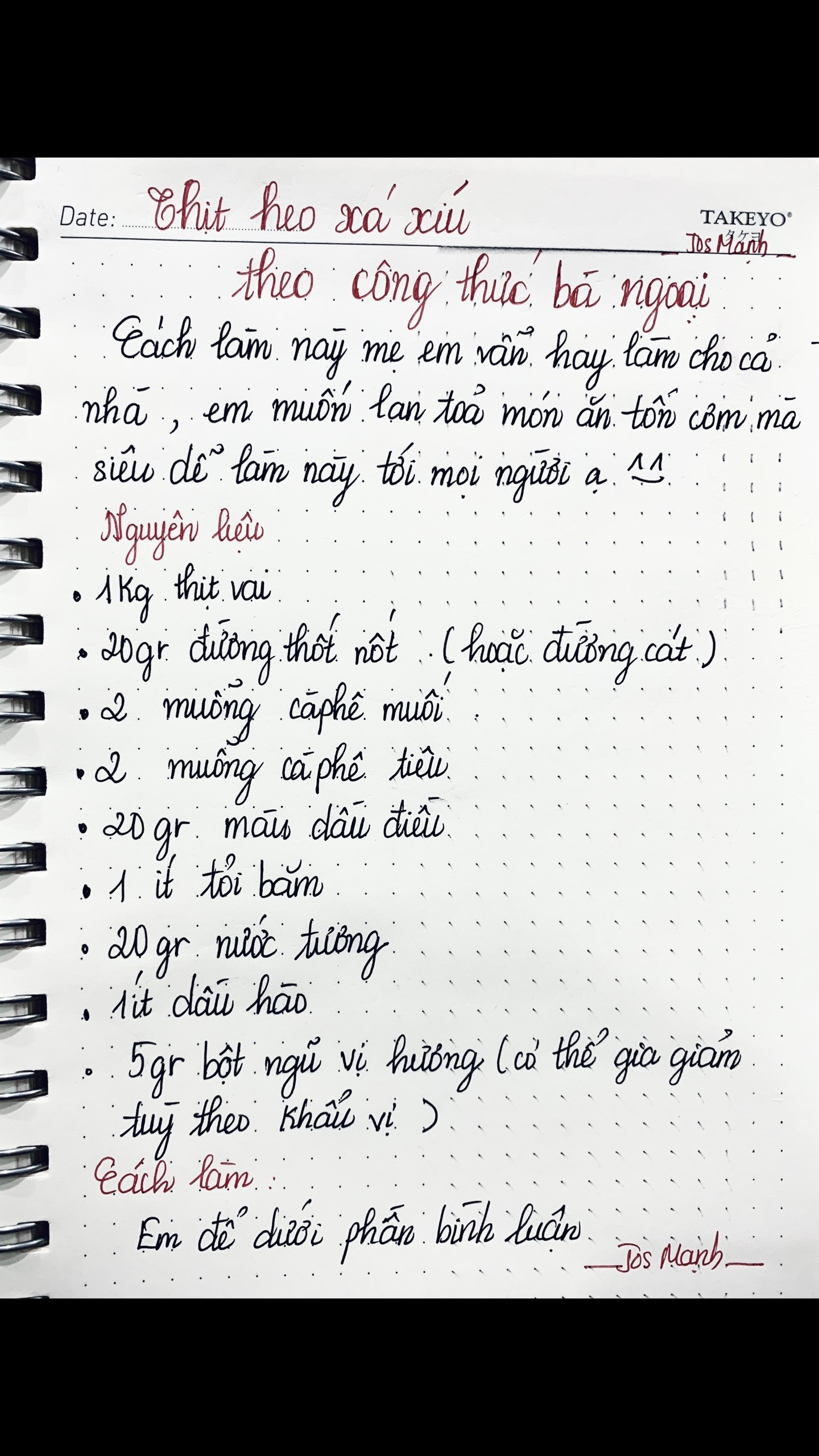 Thịt heo xá xíu theo công thức bà ngoại - Cách làm ngon, tốn cơm