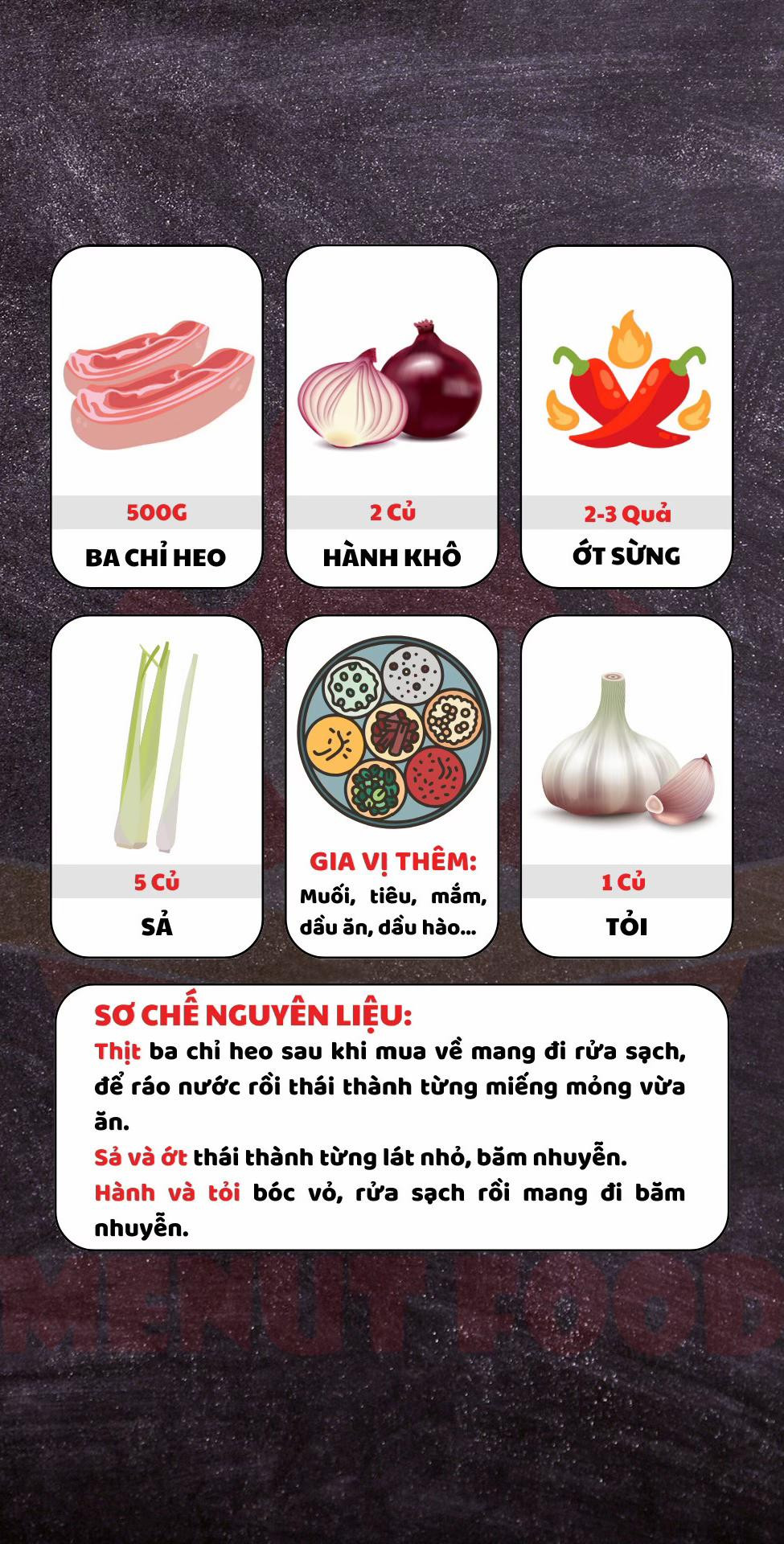 Thịt Lợn Xào Sả Ớt - Món Ngon Luộc Cơm Đậm Đà Hương Vị