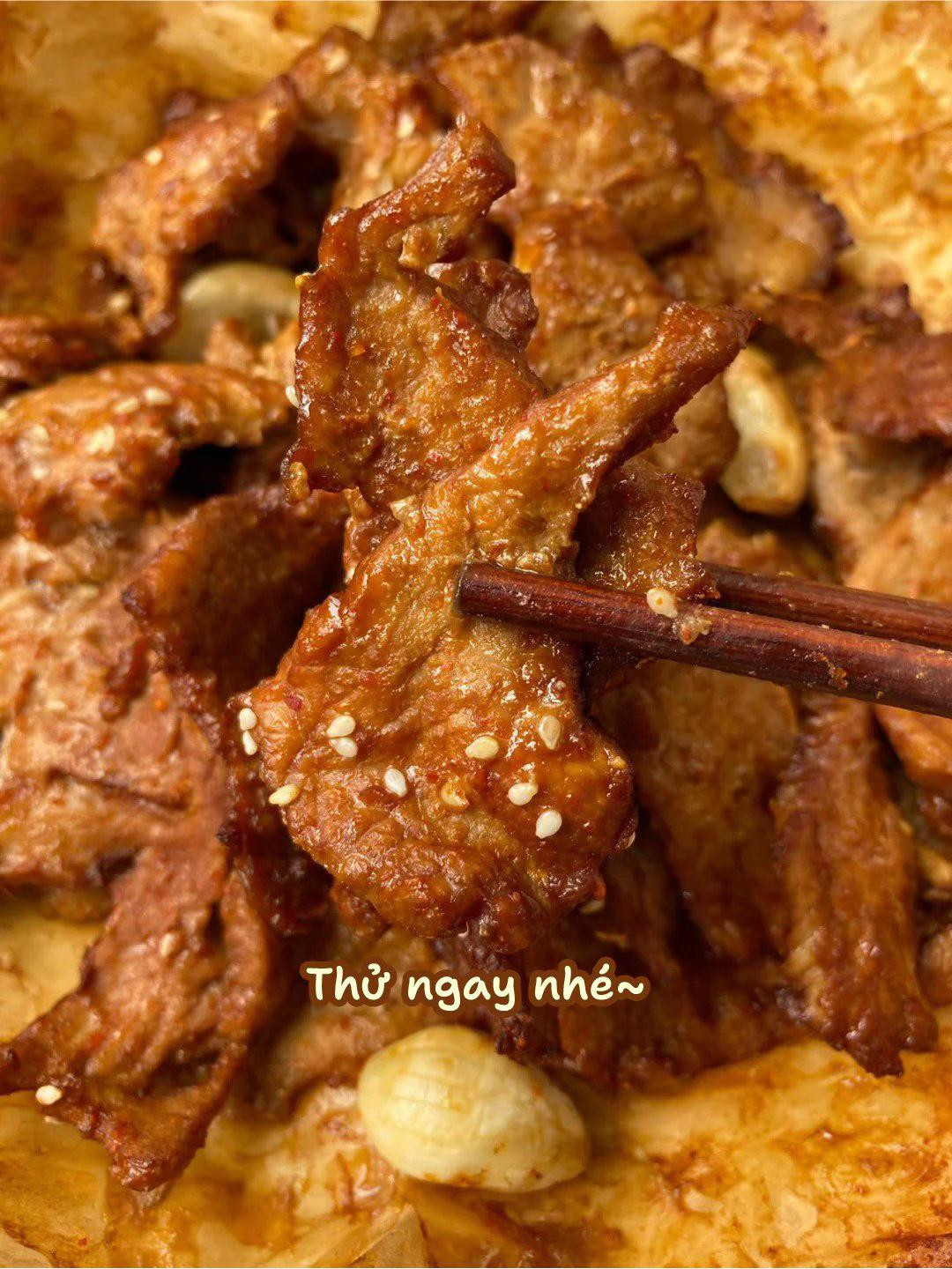 Thịt Thăn Nướng Nồi Chiên Không Dầu - Công Thức Thịt Heo Ngọt Cay Giòn Rụm Cực Dễ Làm