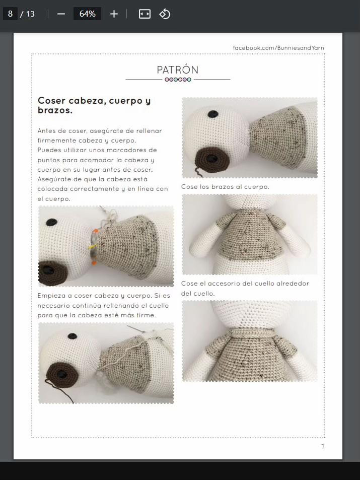 Thomas el Perrito Amigable: Patrón de Crochet Completo con Instrucciones Paso a Paso