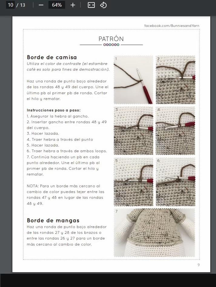 Thomas el Perrito Amigable: Patrón de Crochet Completo con Instrucciones Paso a Paso