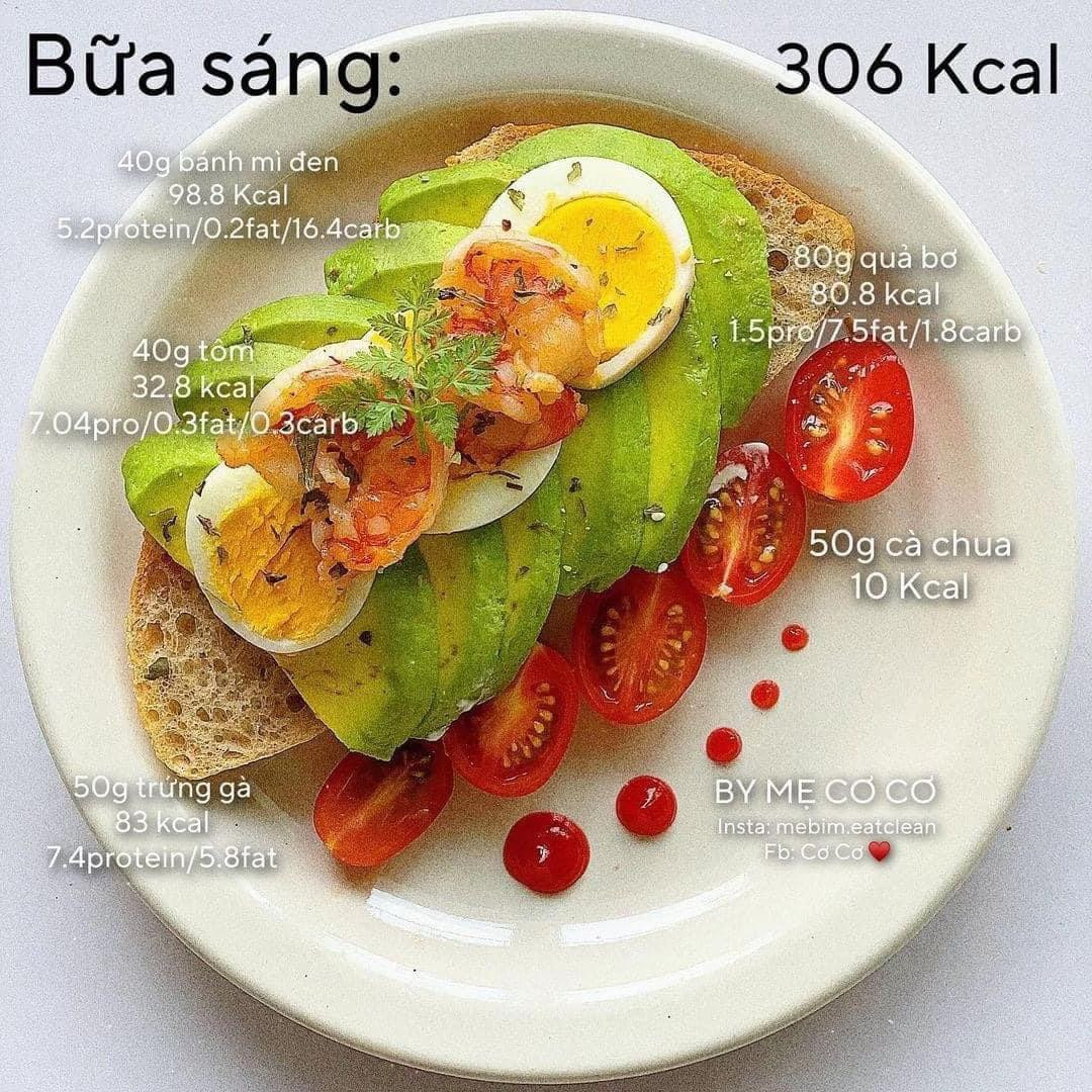 Thực đơn bữa sáng Eat Clean giảm cân: Sandwich bơ trứng, cá hồi và chuối tây