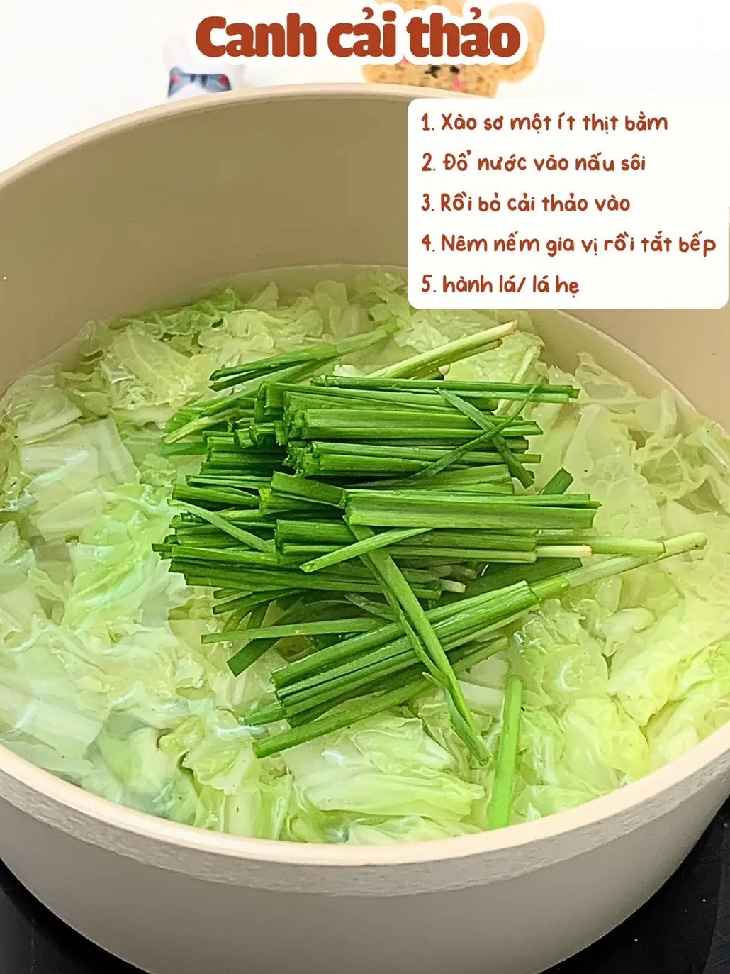 Thực đơn cơm nhà cuối tháng: Đậu hũ sốt tương cay, canh cải thảo và cơm rắc vụn rong biển