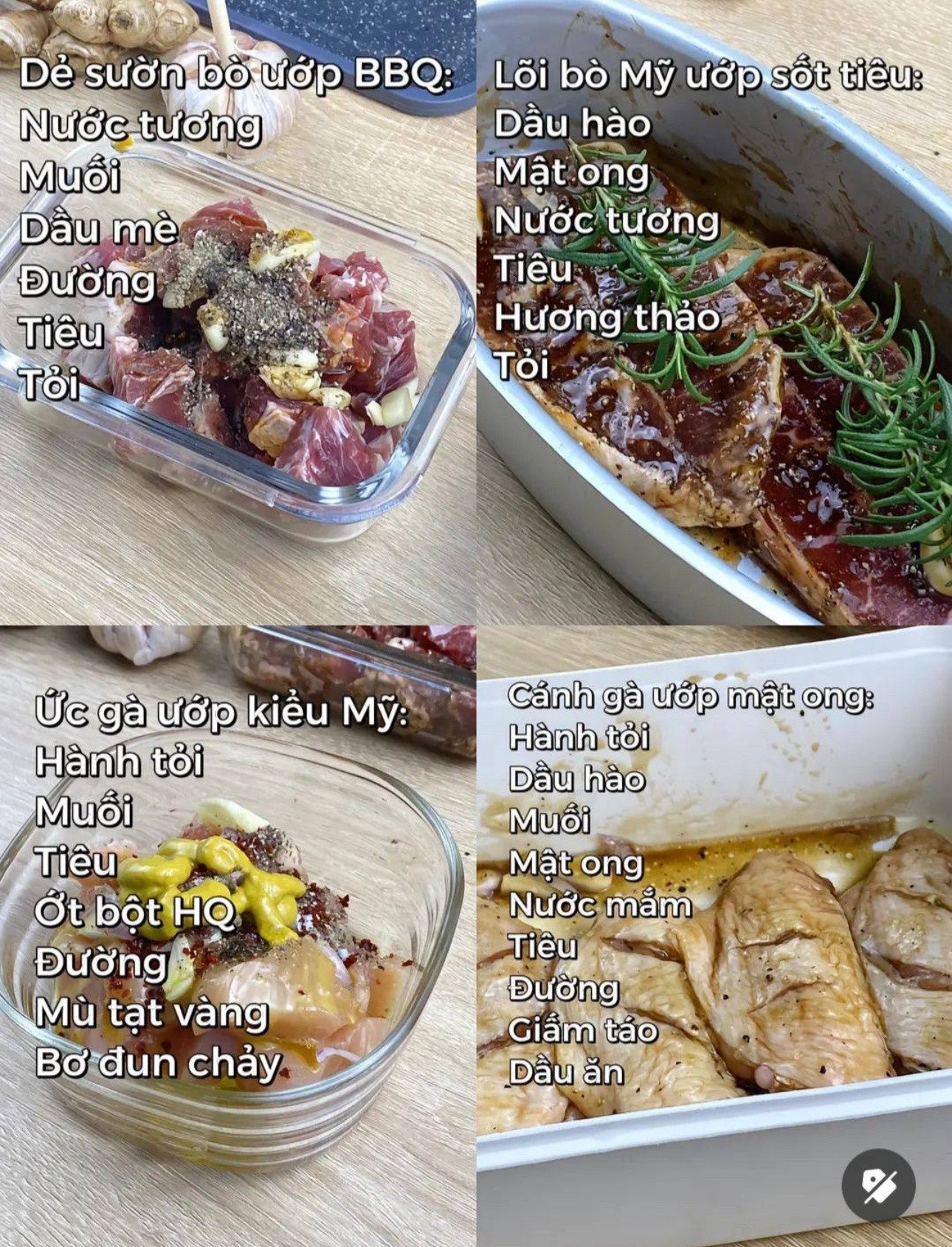 Tiệc BBQ Tại Nhà: 4 công thức ướp thịt nướng ngon tuyệt cùng bò, gà và rau củ