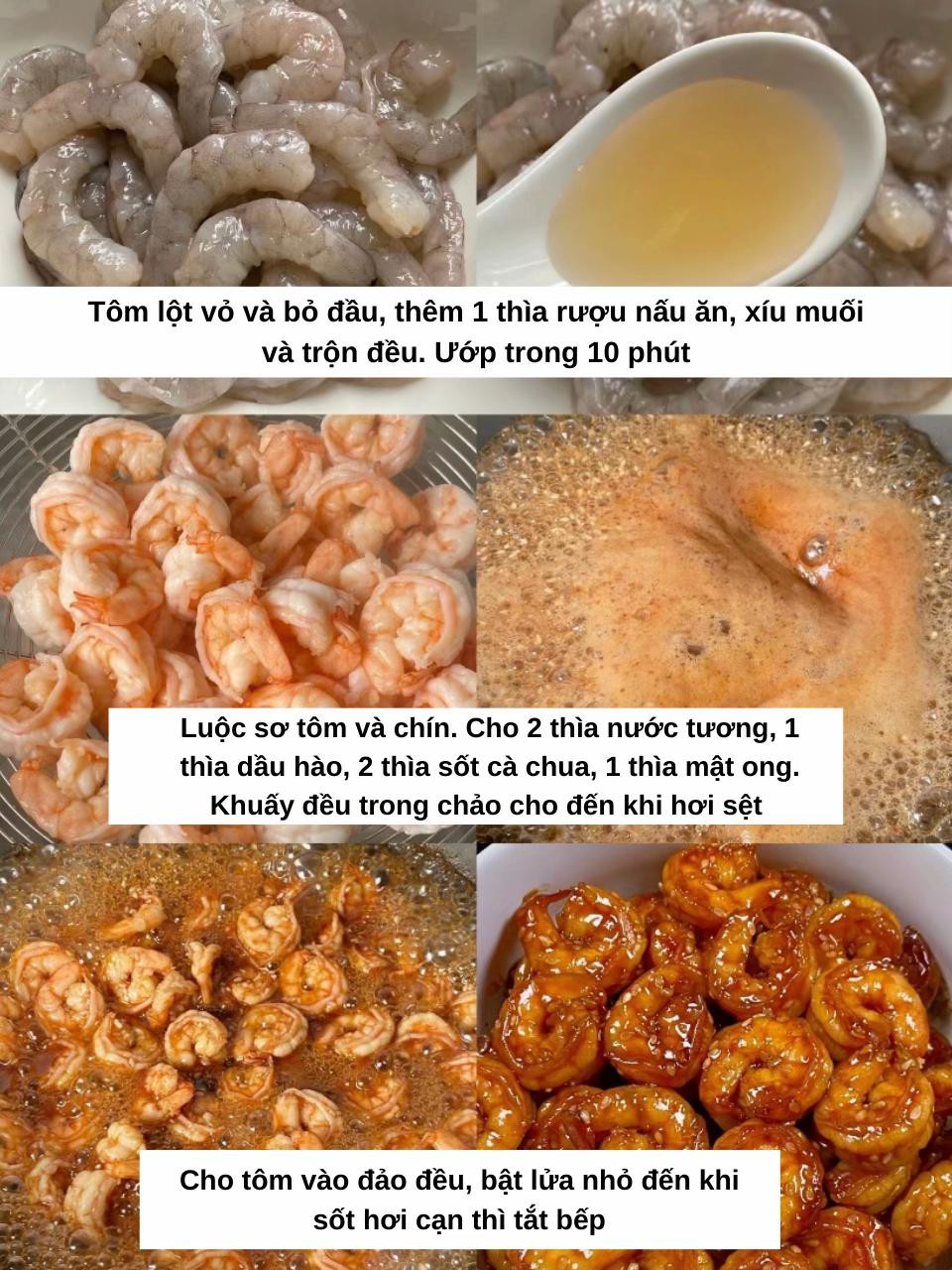 Tôm sốt cà chua chua ngọt, công thức nấu ăn nhanh chóng và hấp dẫn