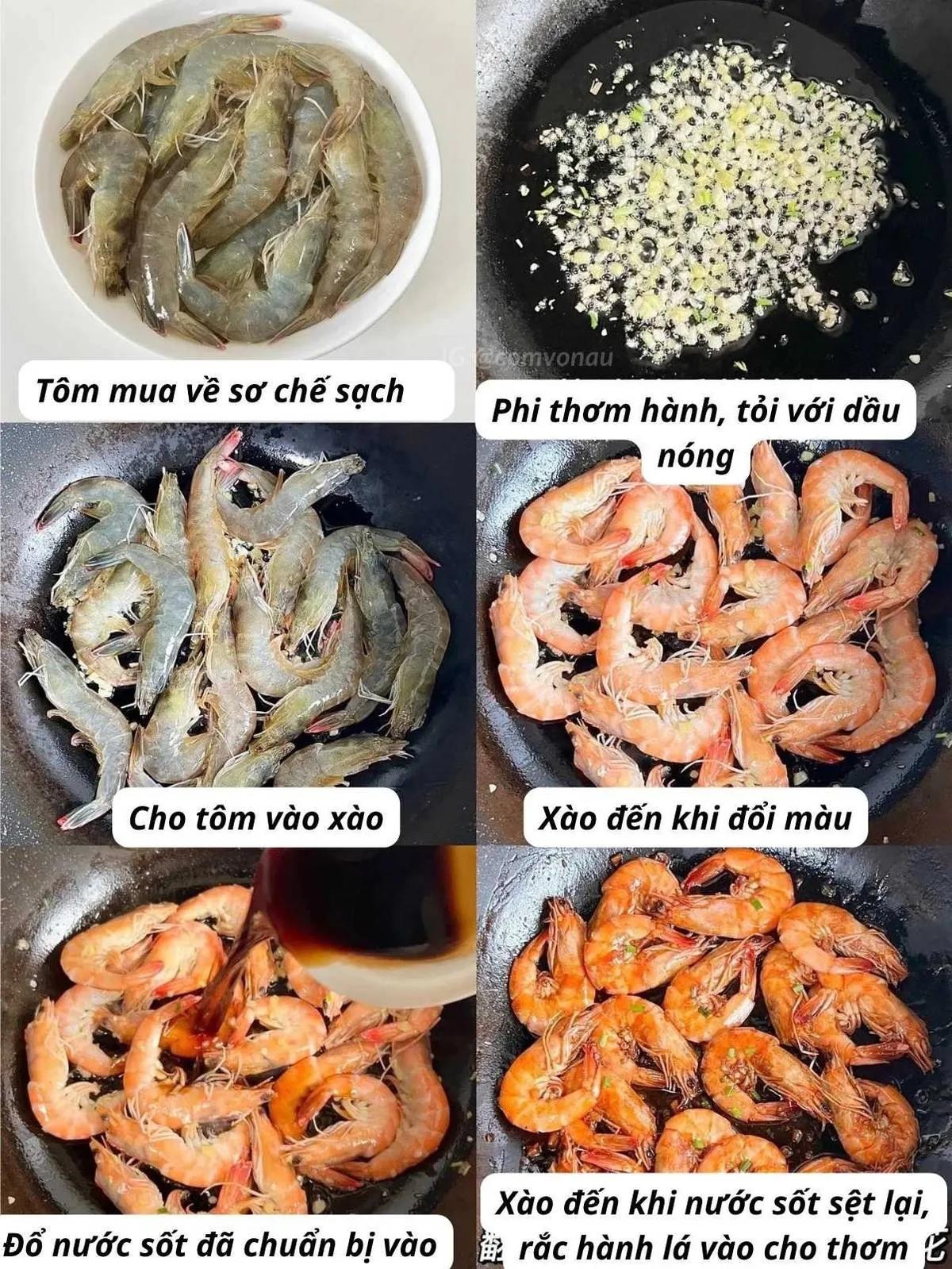 Tôm Xào nước sốt thần thánh