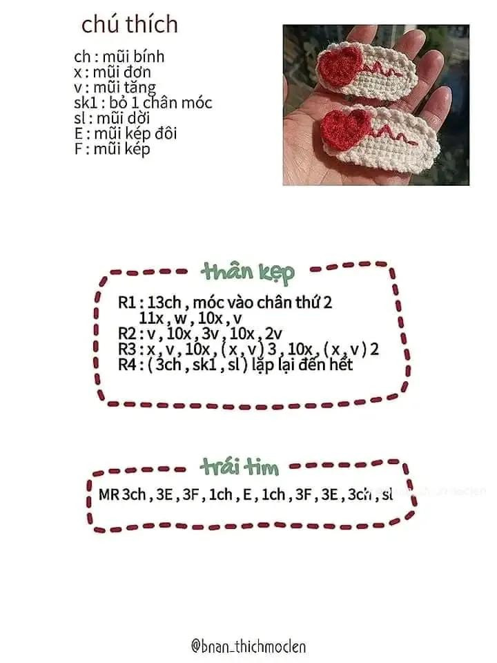 Tổng hợp 15 chart móc kẹp tóc xiu xinh dễ thương hình Melody, thỏ, dâu tây và chú thích