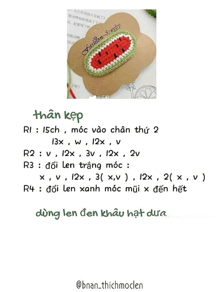 Tổng hợp 15 chart móc kẹp tóc xiu xinh dễ thương hình Melody, thỏ, dâu tây và chú thích