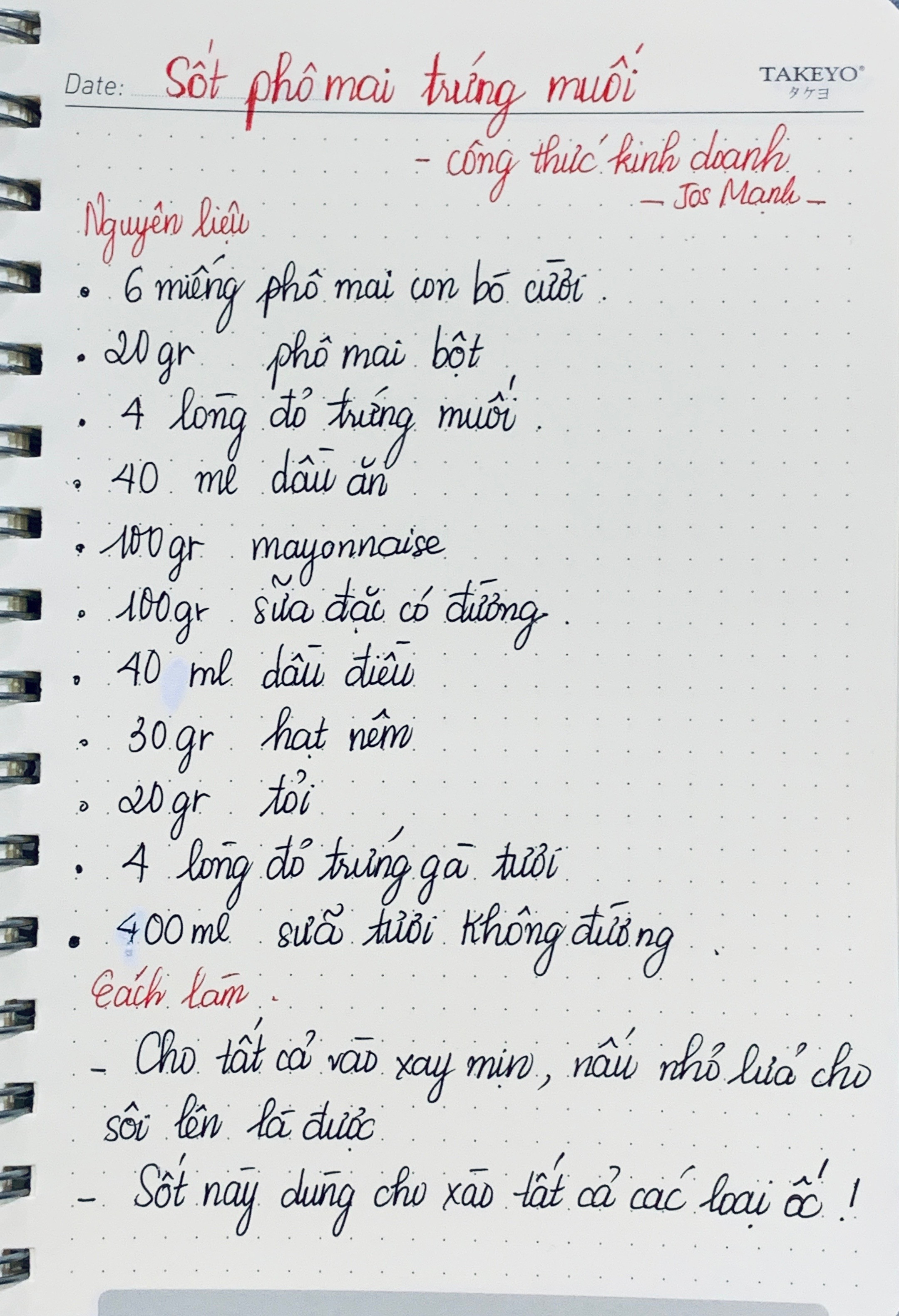 Tổng hợp 3 công thức sốt kinh doanh siêu ngon: Sốt ướp sa tế, sốt Thái chua cay và sốt phô mai trứng muối