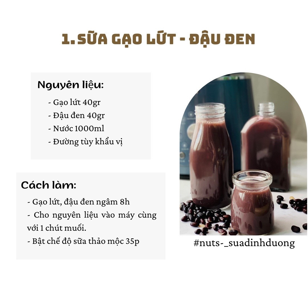 Tổng hợp 5 công thức làm sữa hạt dinh dưỡng: Gạo lứt, óc chó, hạnh nhân và bí xanh